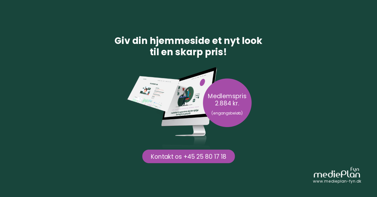 Ny medlemsfordel: Få en professionel hjemmeside til en særlig pris